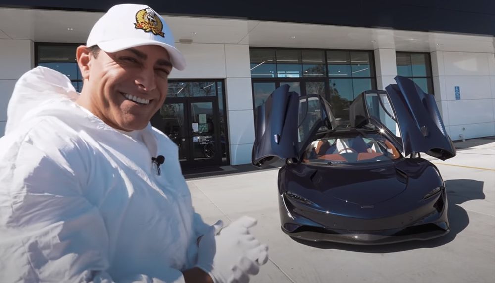 Hermes McLaren Speedtail with new owner Manny Khoshbin