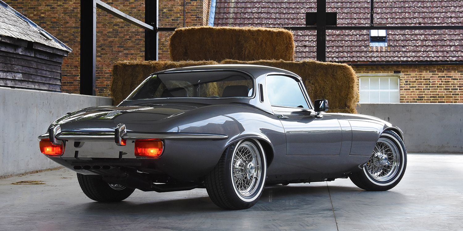 The rear of the E-Type V12