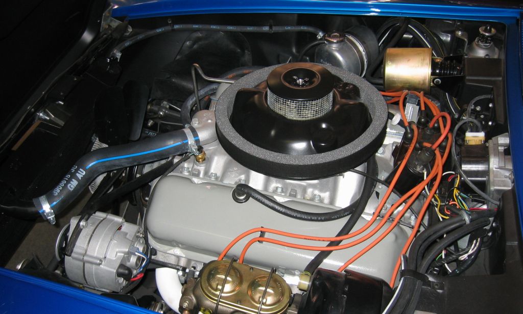 James Garner 1968 L88 Chevrolet Corvette engine