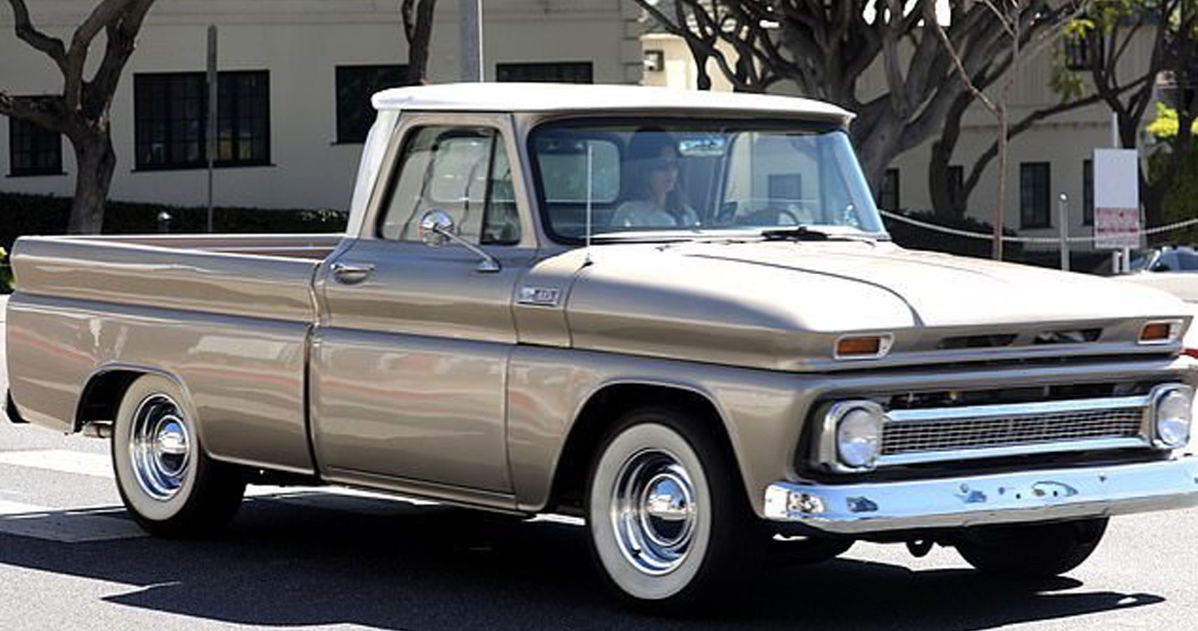 Kendall Jenner Caught Behind The Wheel Of Her 1965 Chevrolet C-10 Pickup