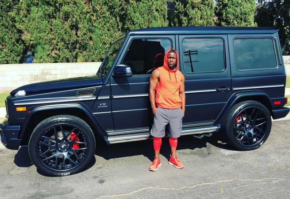 Comedian Kevin Hart stands by his Mercedes G-Wagon