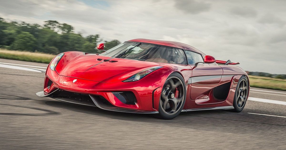 Koenigsegg Regera in red is drop dead gorgeous