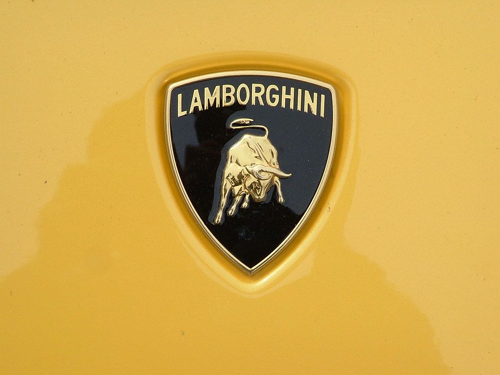 Lamborghini bad on hood