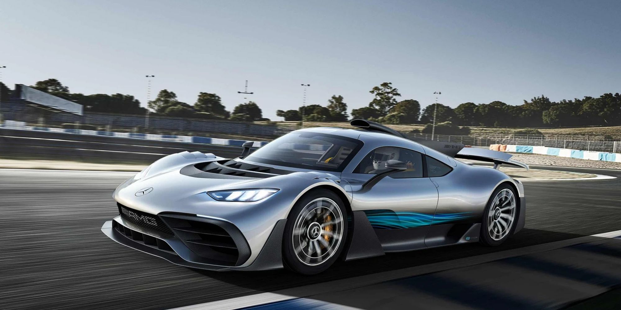The AMG One on the track