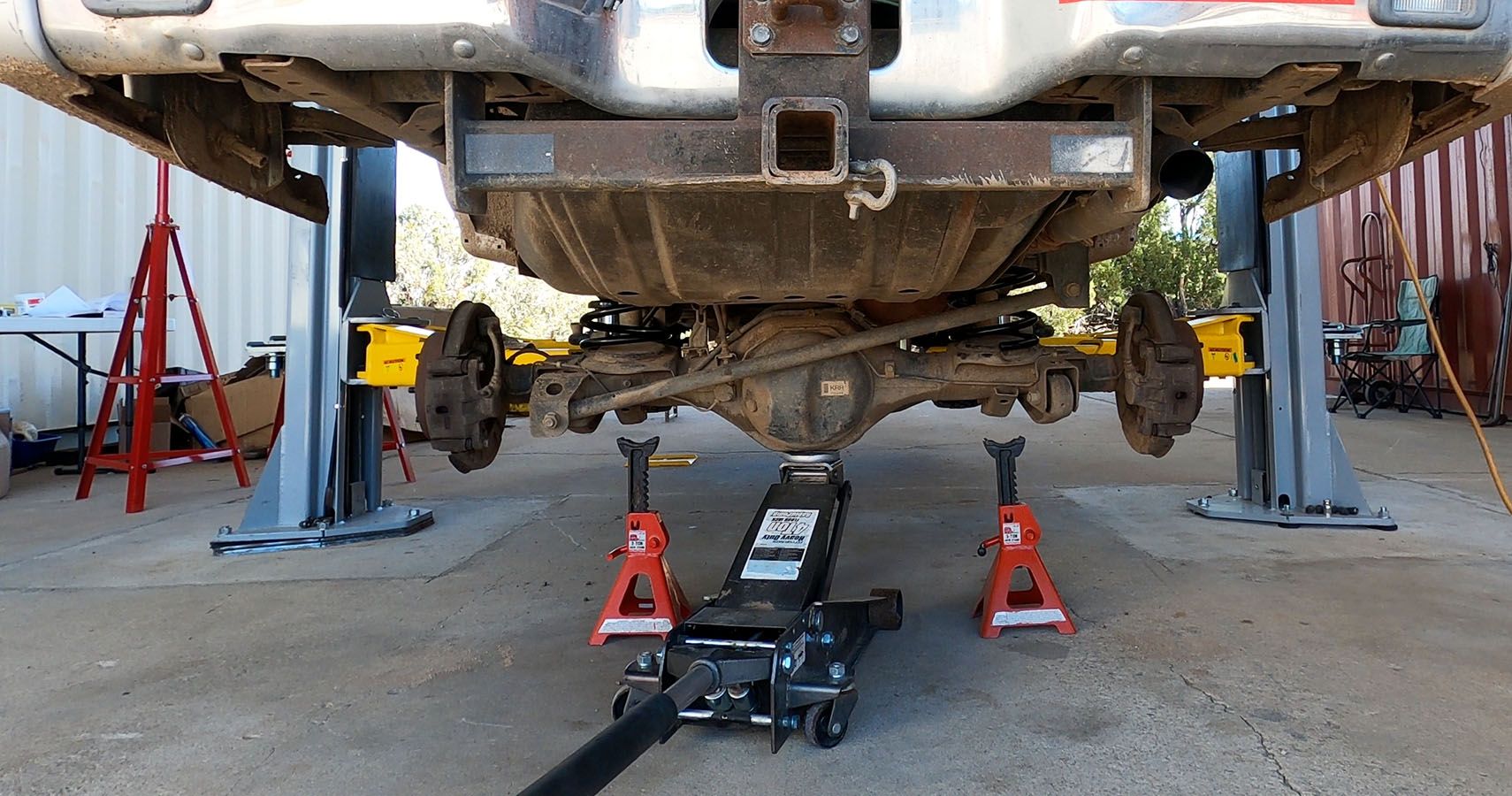 Mitsubishi Montero Project Installing Old Man Emu Springs And Rear Mitsubishi montero project installing old man emu springs and rear