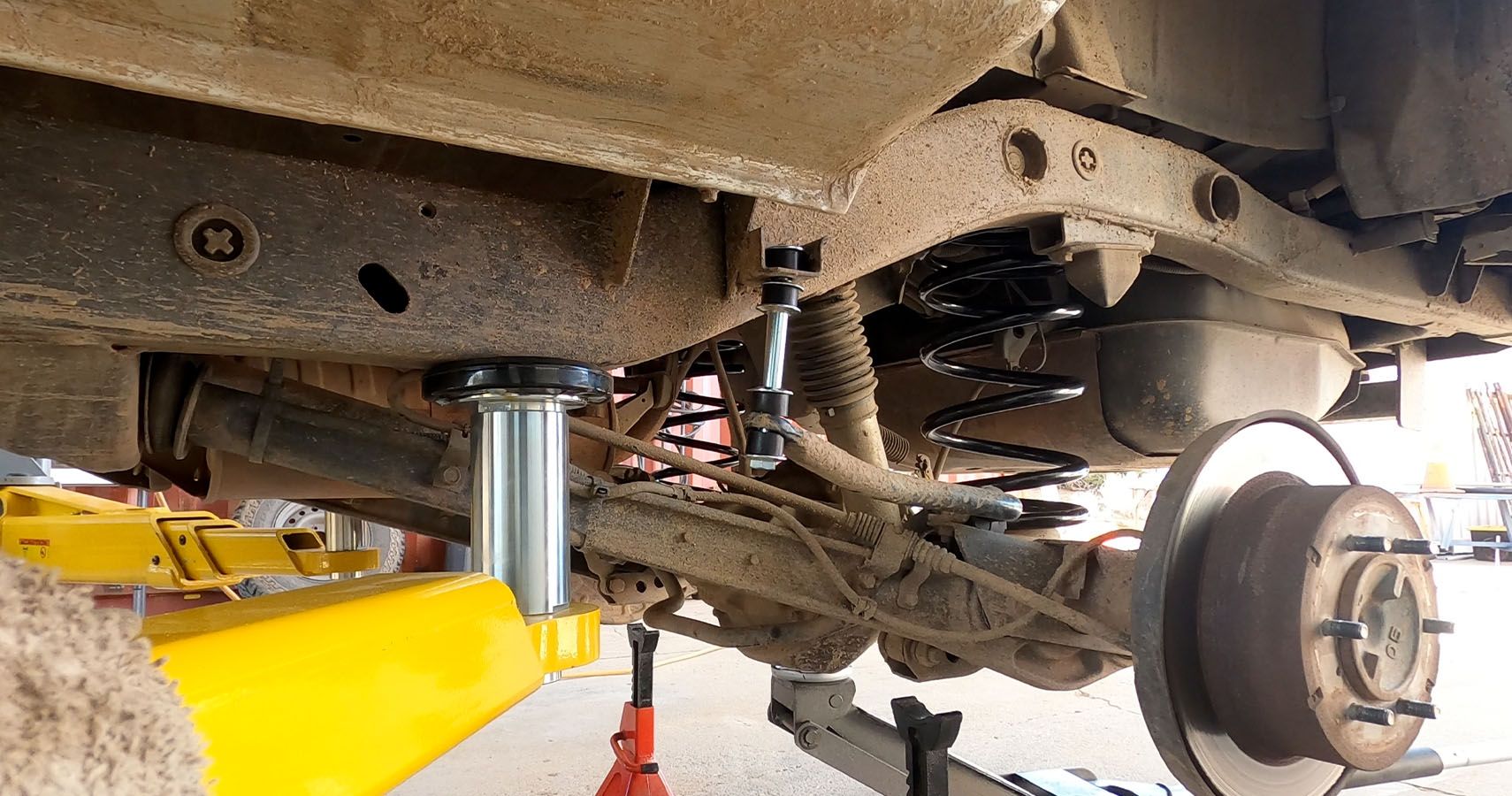 Mitsubishi Montero Project Installing Old Man Emu Springs And Rear Mitsubishi montero project installing old man emu springs and rear