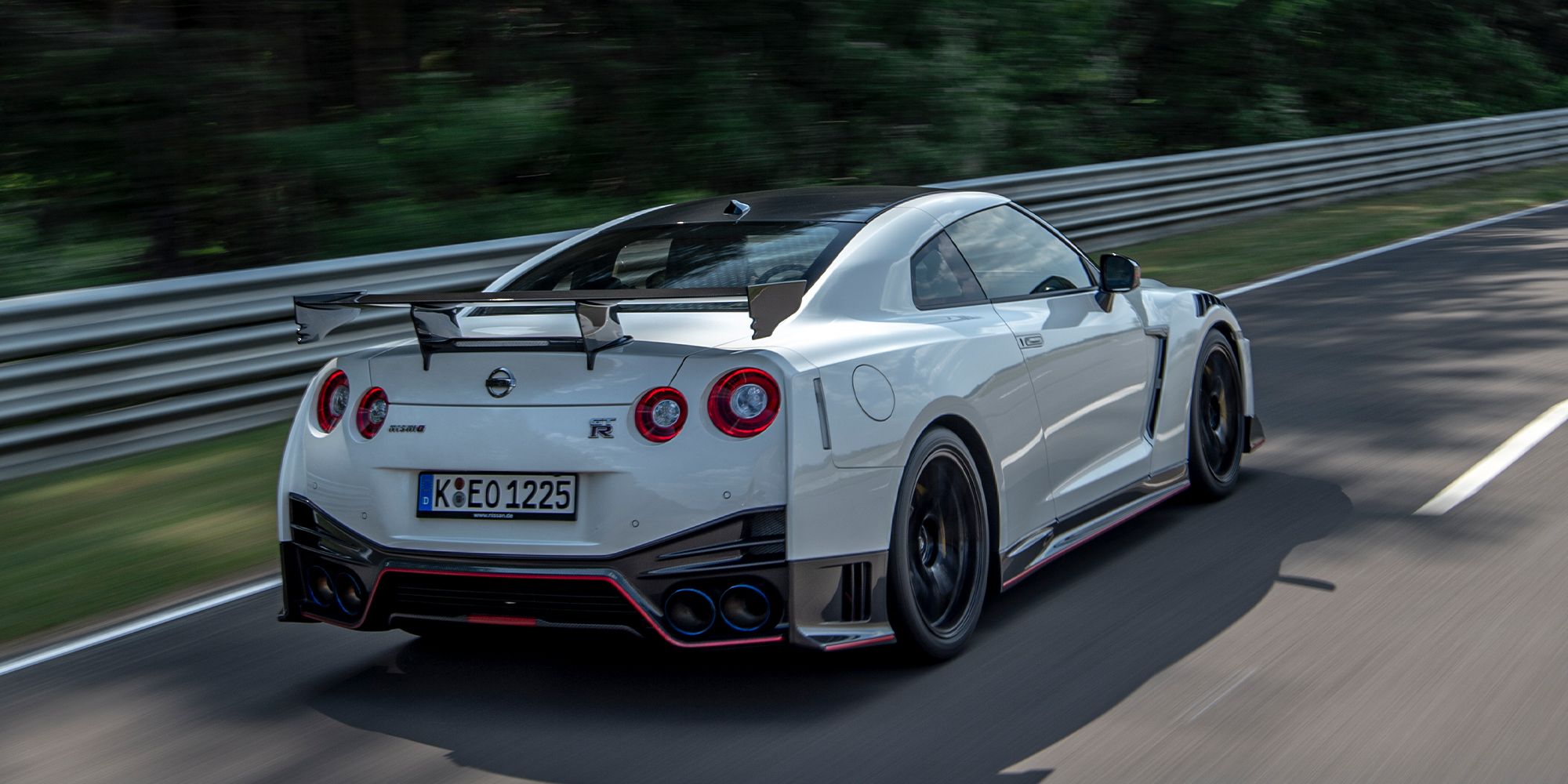 The rear of the GTR Nismo