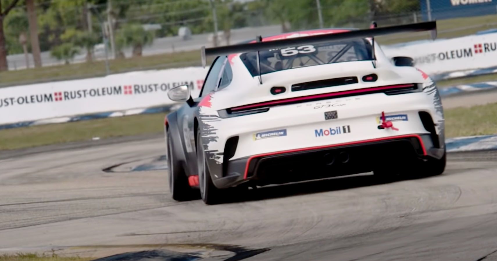 Porsche 911 GT3 Cup Sebring Testing 3