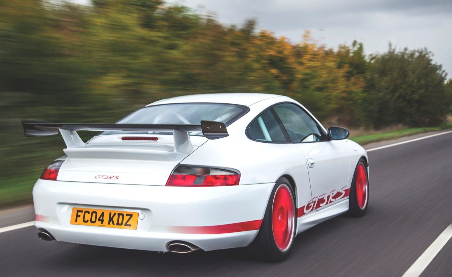 Porsche 996 GT3 RS on the road
