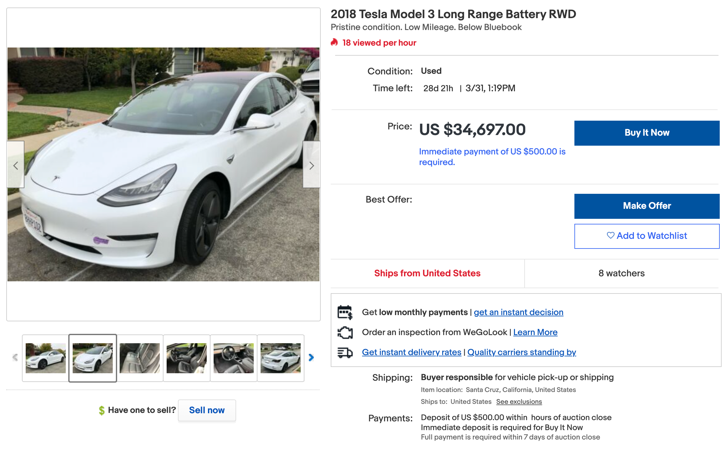 Ebay Tesla Model 3 For Sale Quinn-Artech