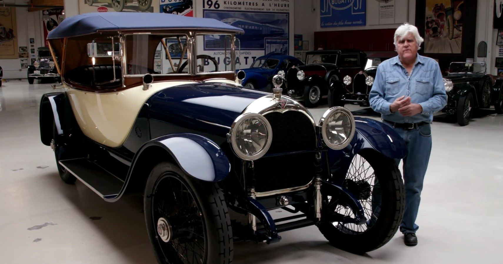 Jay Leno Welcomes Us Aboard The 1916 Crane-Simplex Model 5 Holbrook ...