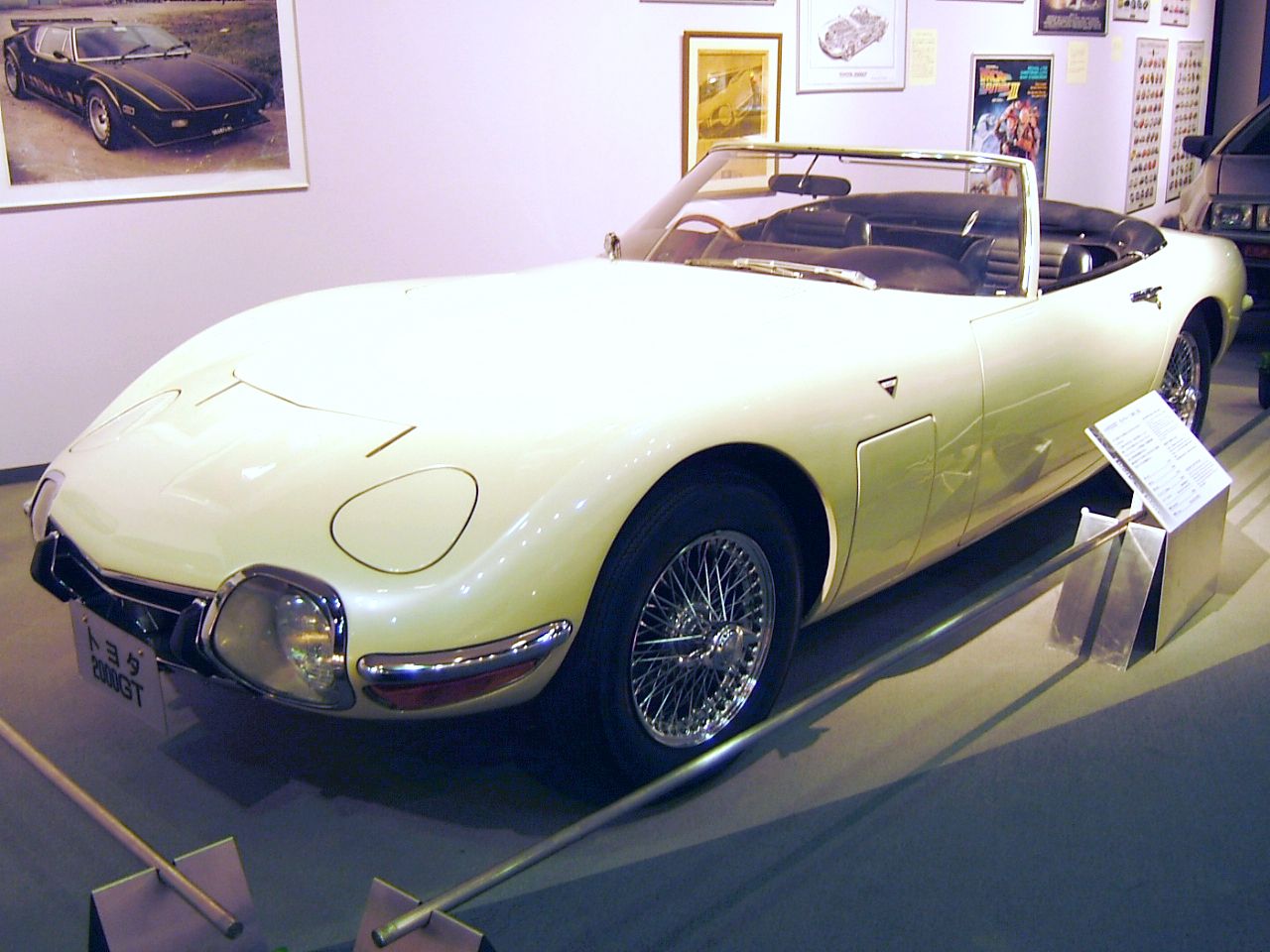 Toyota 2000 GT at display