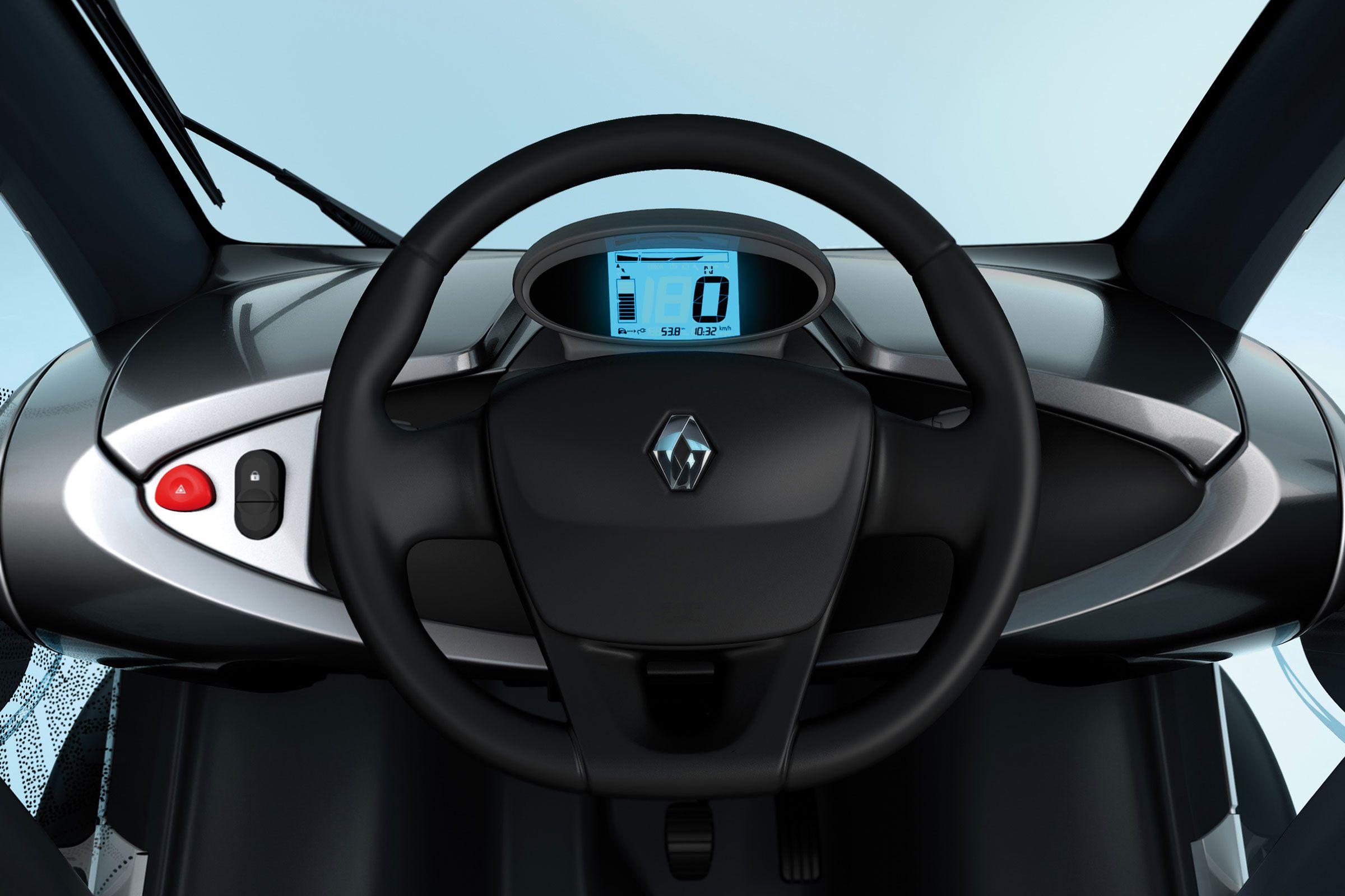 Inside of the Twizy