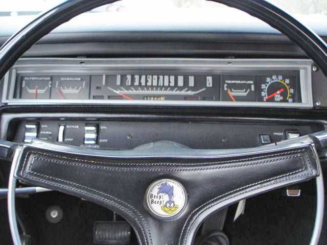Plymouth Road Runner Interior Steering Wheel