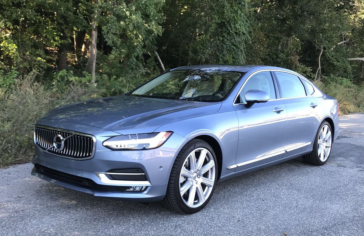 Volvo S90 parked outside