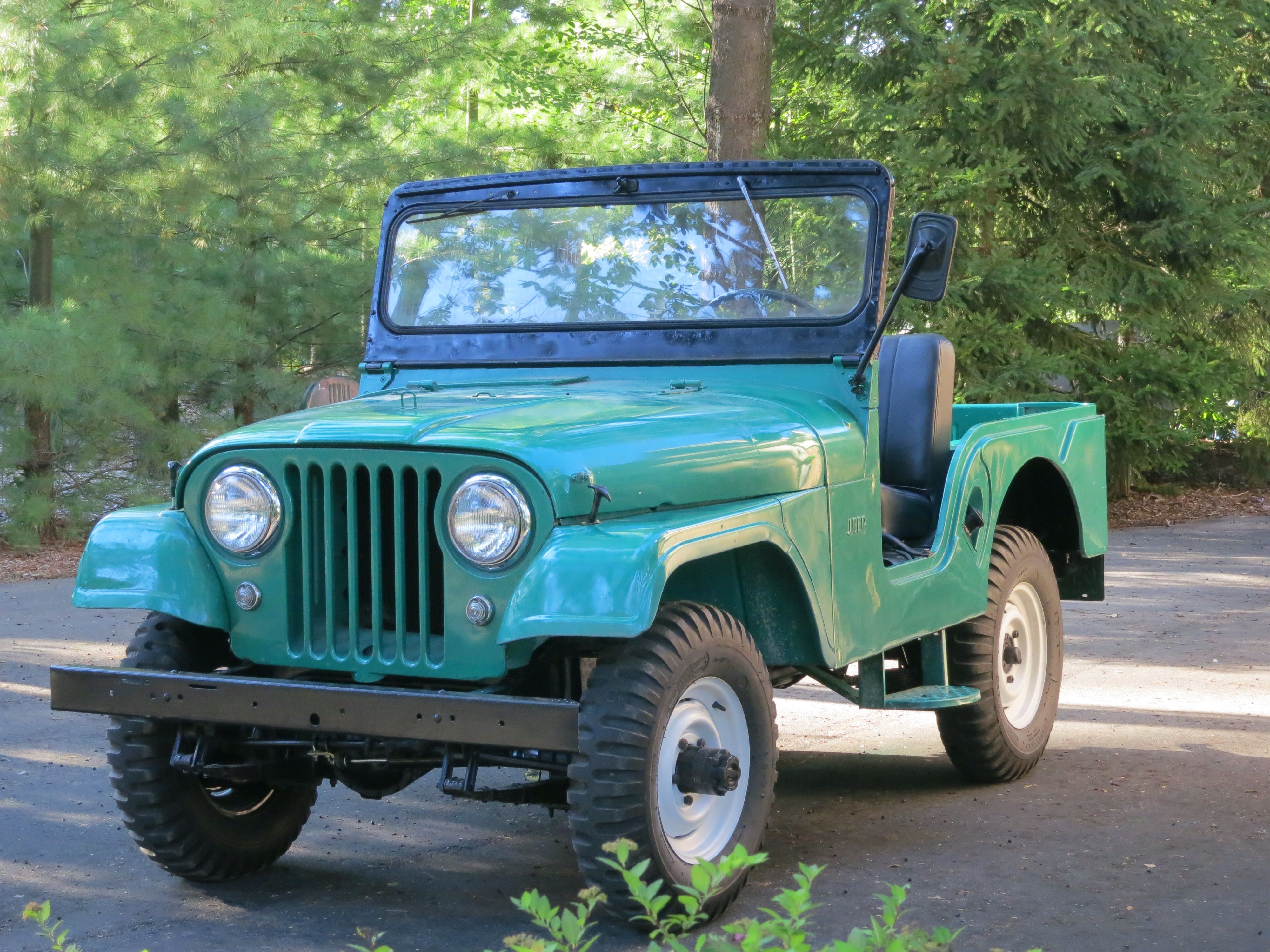 Willys-Jeep CJ-5 parked outside