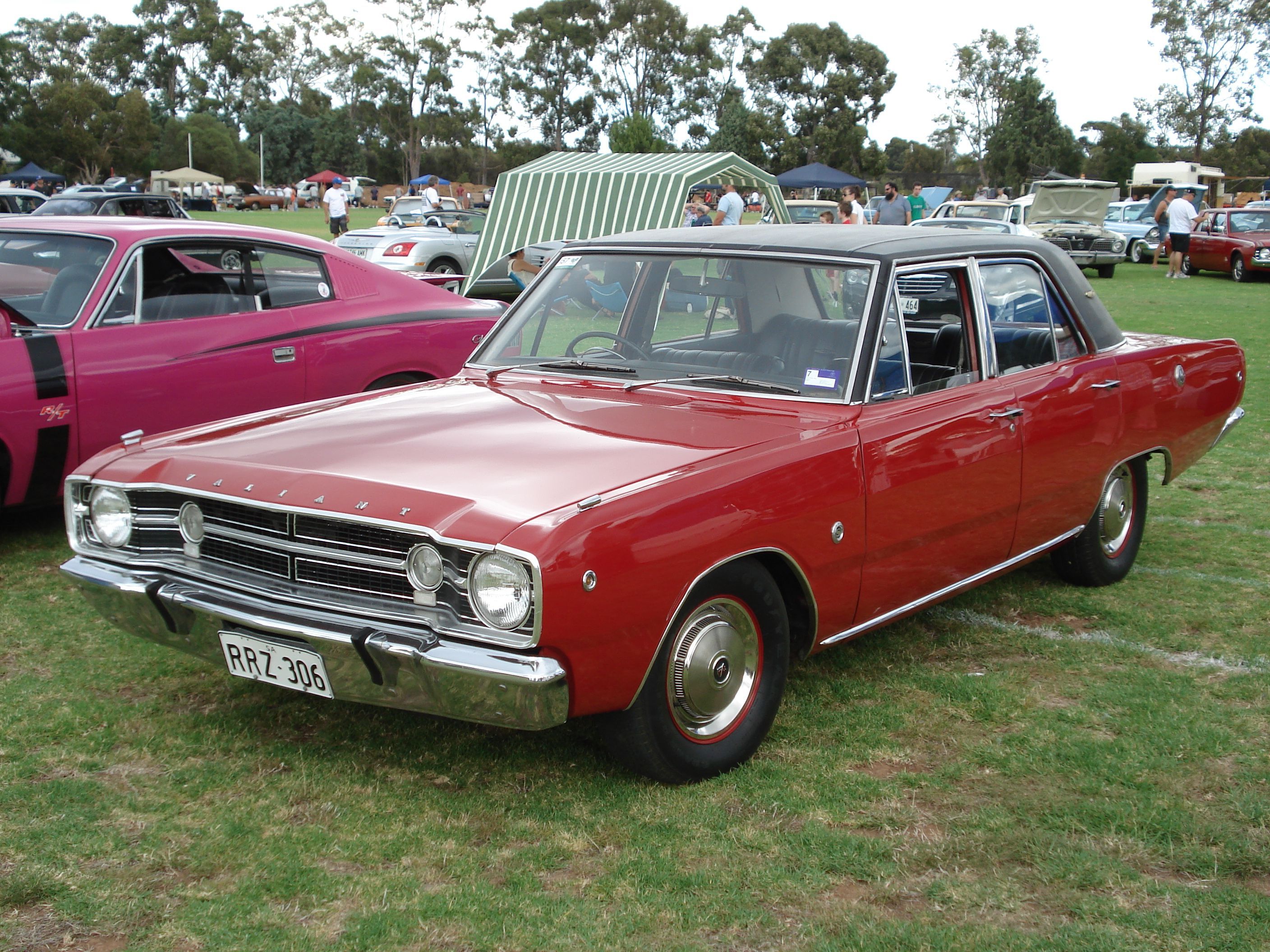 Plymouth Valiant At Car Show In South Africa