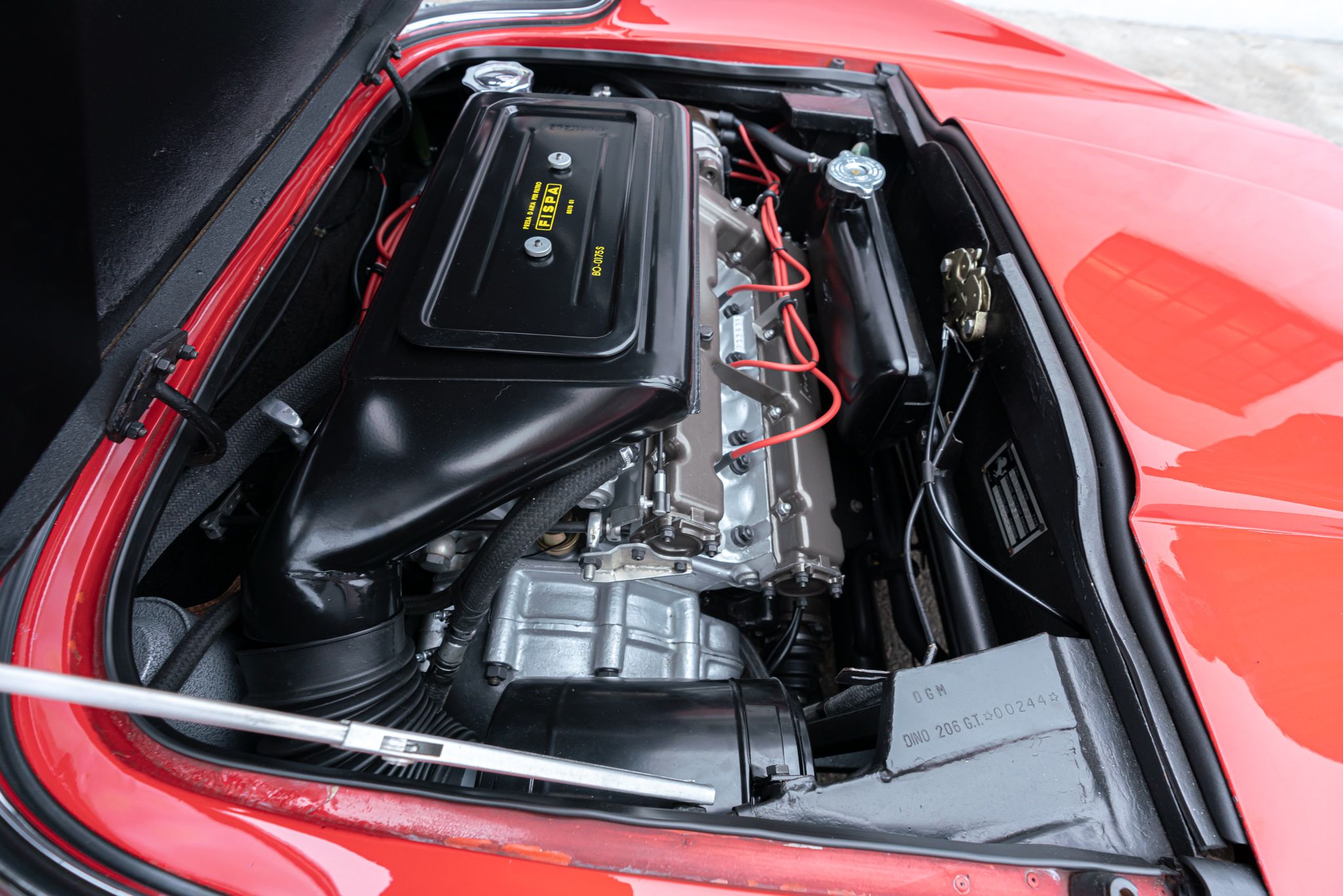 Ferrari Dino 206 GT Vintage Classic Sports Car Racing Heritage Evolution History