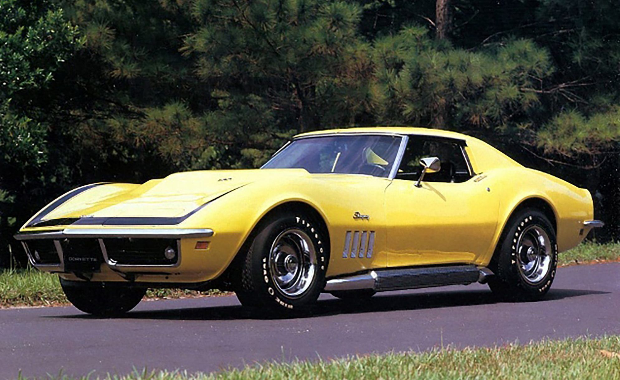 1969 Chevrolet Corvette ZL1 (Yellow)  - Front