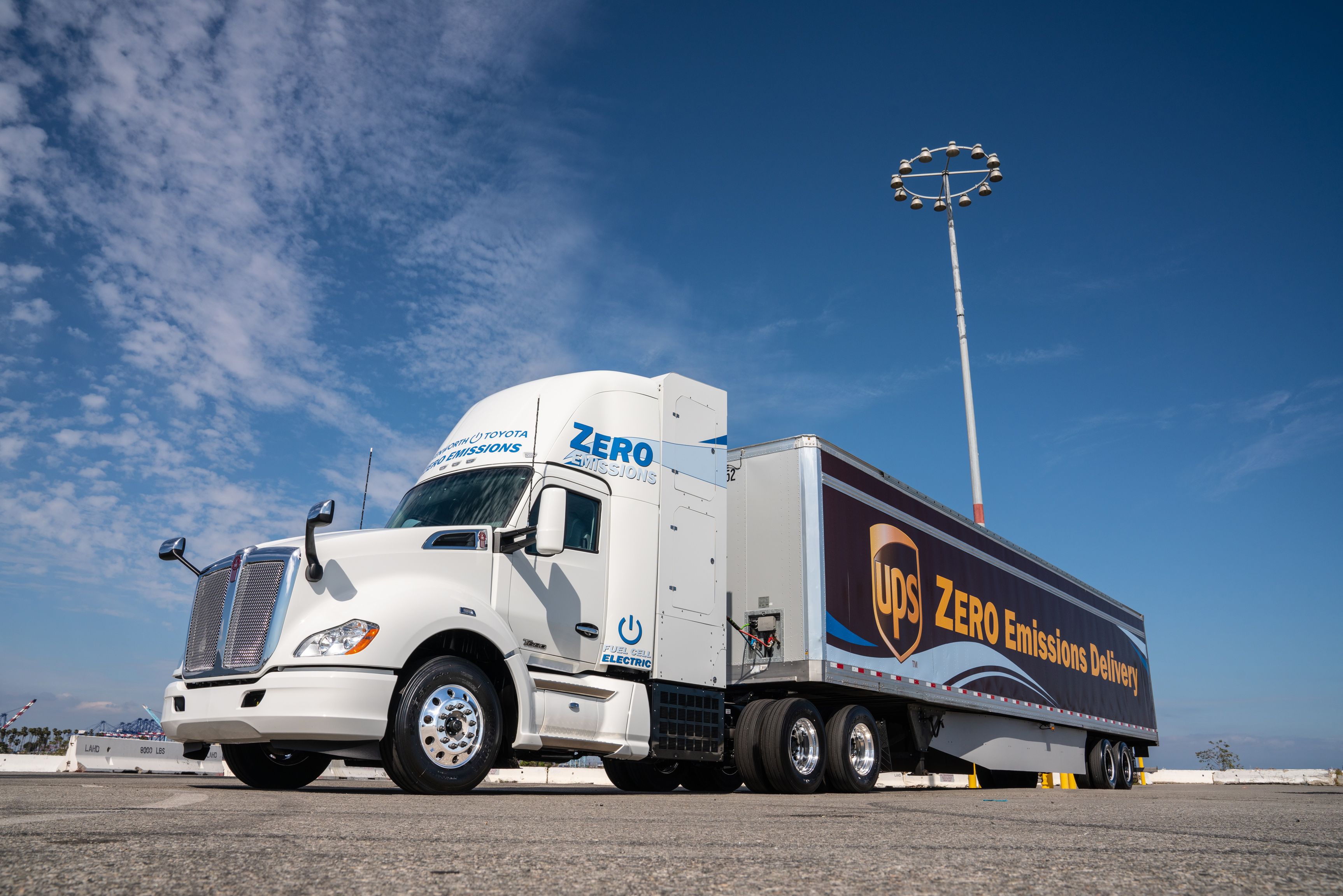 Toyota Zero Emission Electric Battery Hydrogen Fuel Cell Vehicle Technology EV Environment Logistics