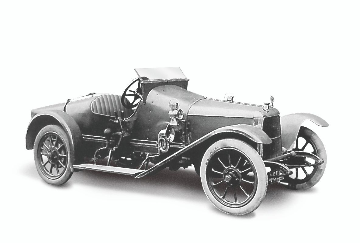 The first Aston Martin car ever made.