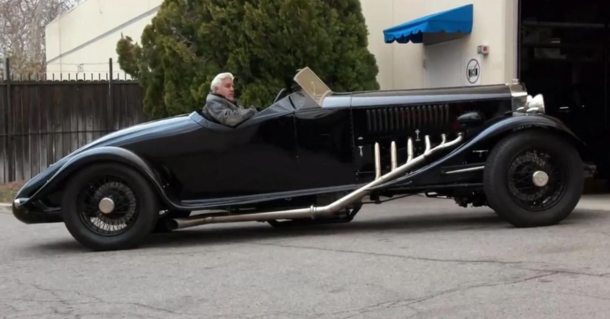 The Merlin Engine Jay Leno's Rolls Royce Alone Weighs 1,800 Pounds And Yet, The Car Weighs 4,800 Pounds And Leno Manages To Drive It Minus Any Brake Boosters