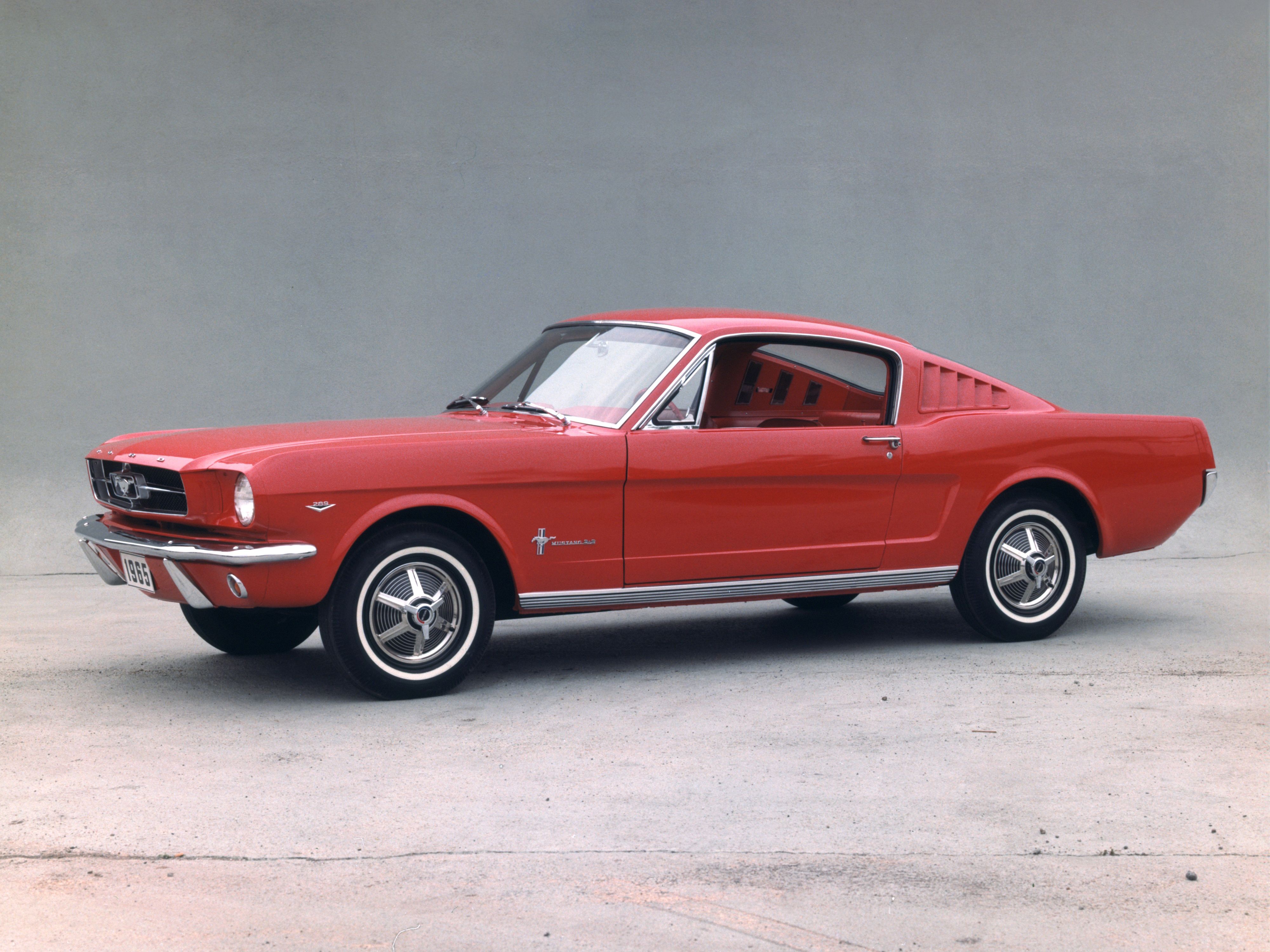 A classic Ford Mustang.