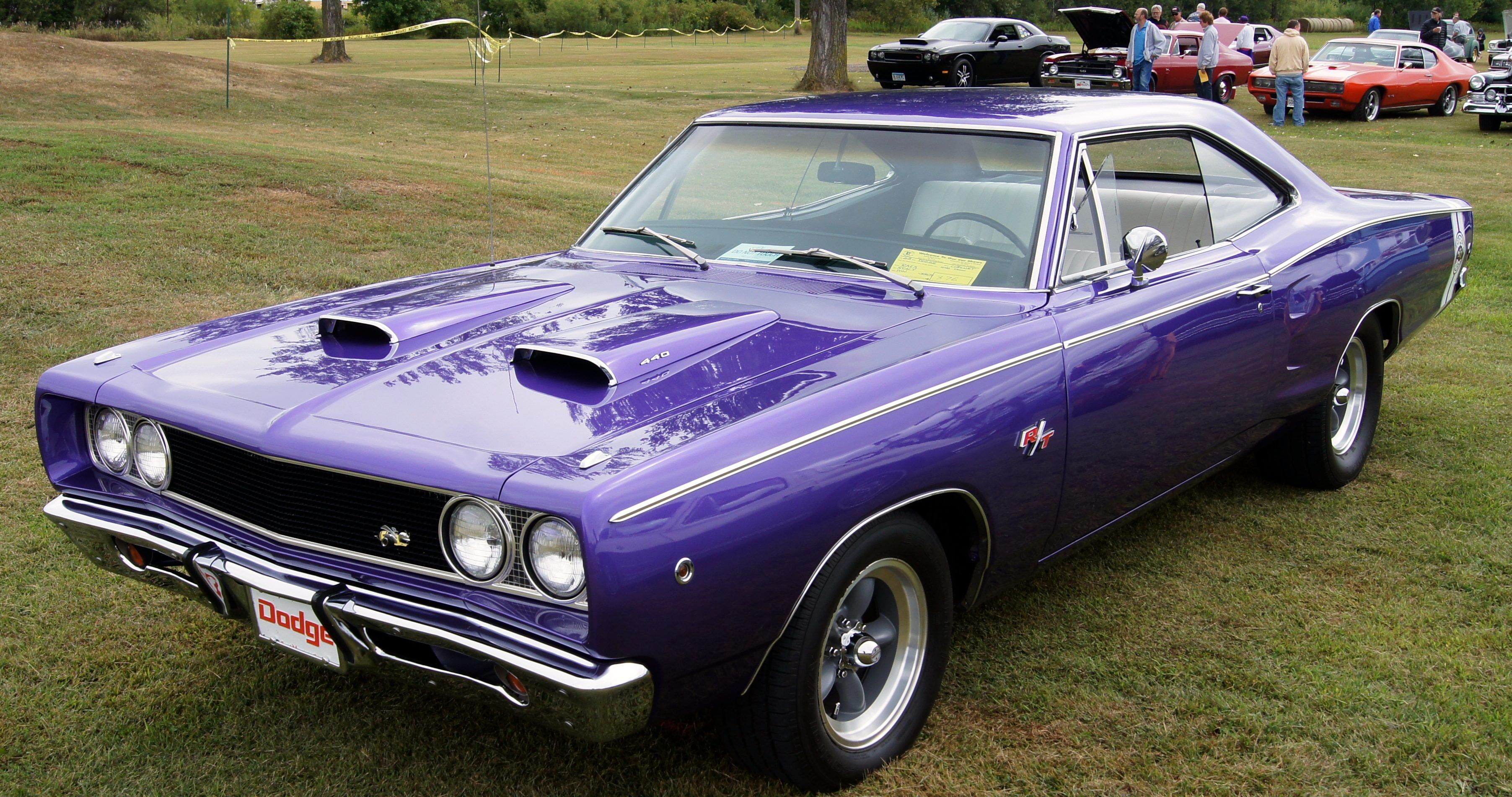 Dodge Coronet in purple.