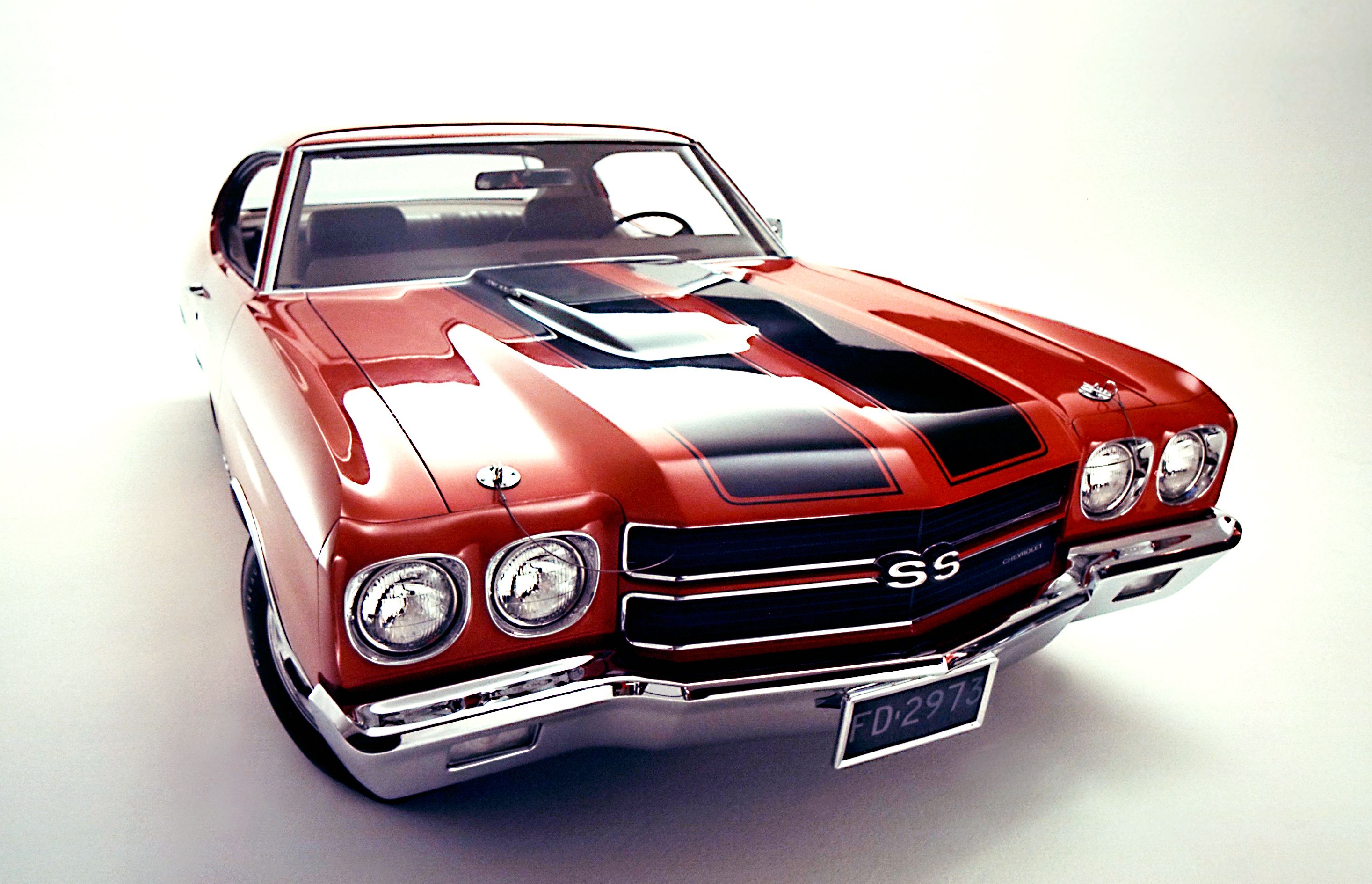 Red 1970 Chevrolet Chevelle SS 396