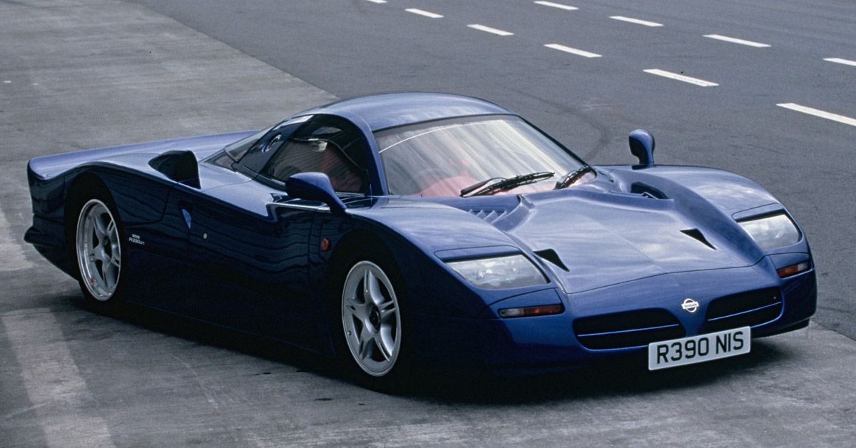 The Engine That Powered The Nissan R390 GT1 Was A Twin-Turbocharged 3.5-Liter V8