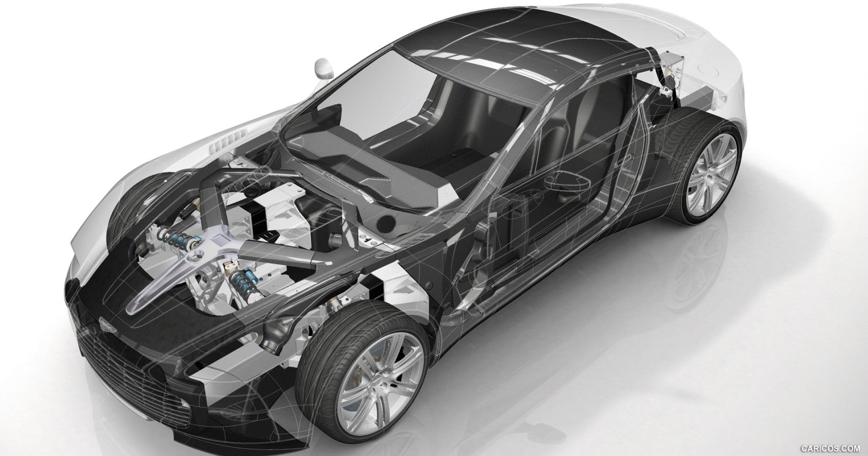Aston Martin One-77 Chassis Structure Layout