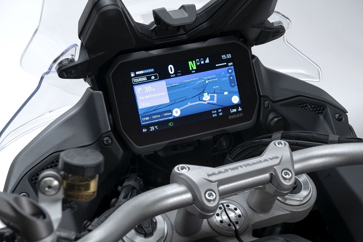 2021 Ducati Mulitstrada V4 Display screen 