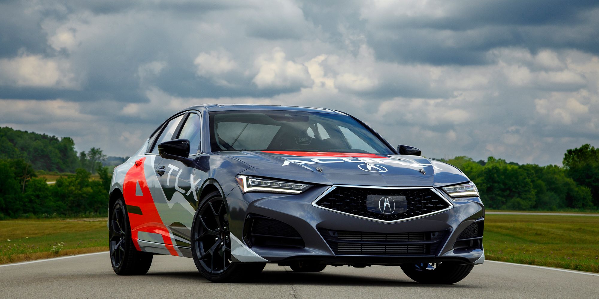 The front of the TLX's race version