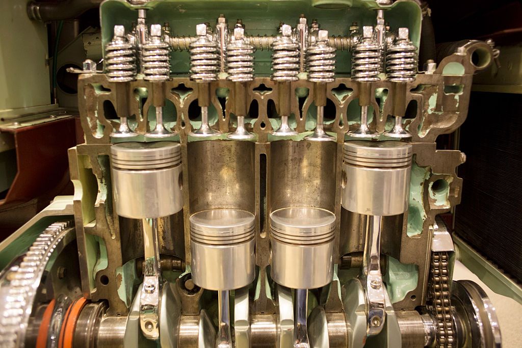 A 4-Cylinder Car Engine