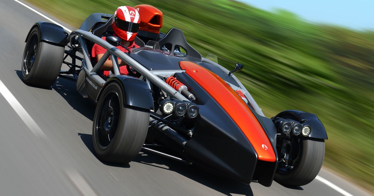 An Ariel Atom 4 on the road