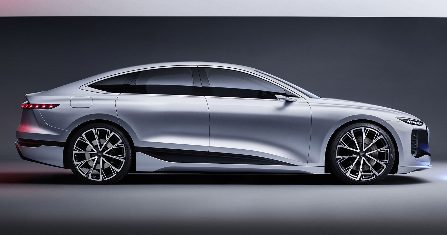 Audi A6 Etron Concept side profile