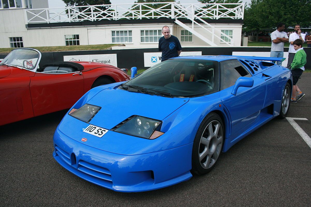 Blue Bugatti 110