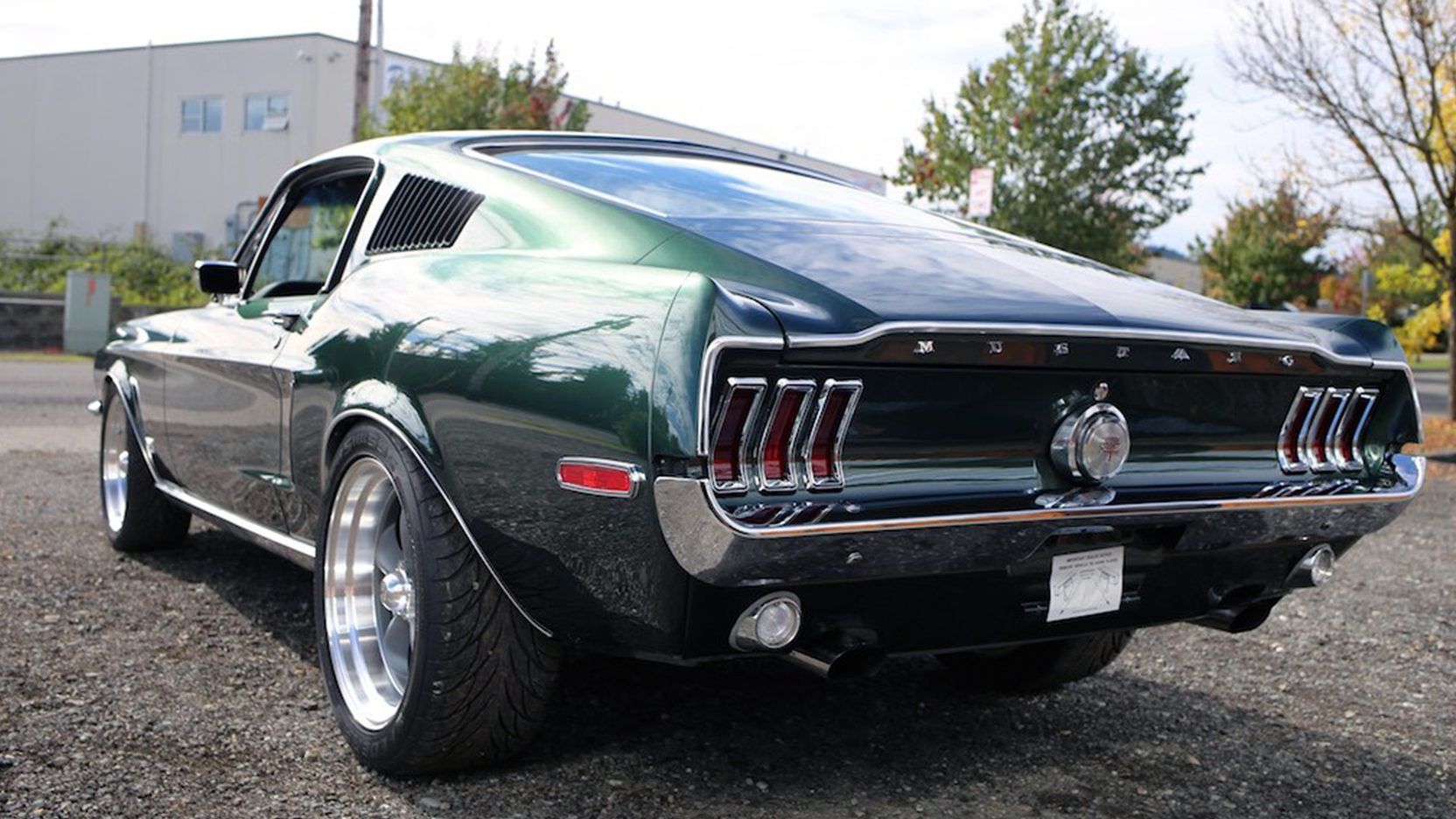 Bullitt Mustang rear end