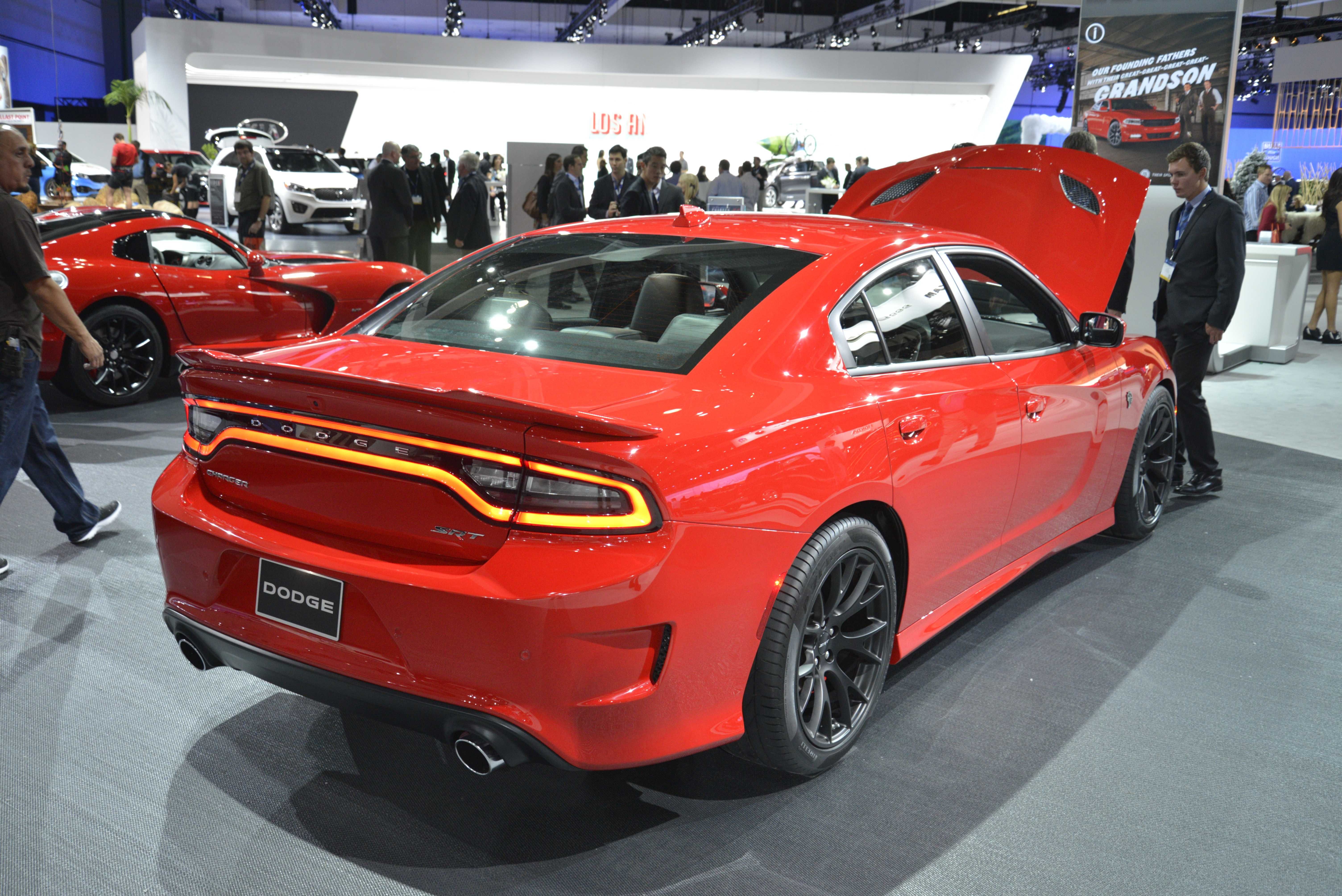 Dodge Charger Hellcat on show.