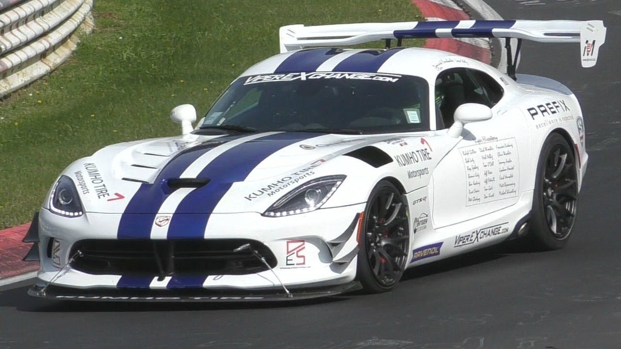 The Dodge Viper ACR was one of the fastest street-legal cars around the Nurburgring