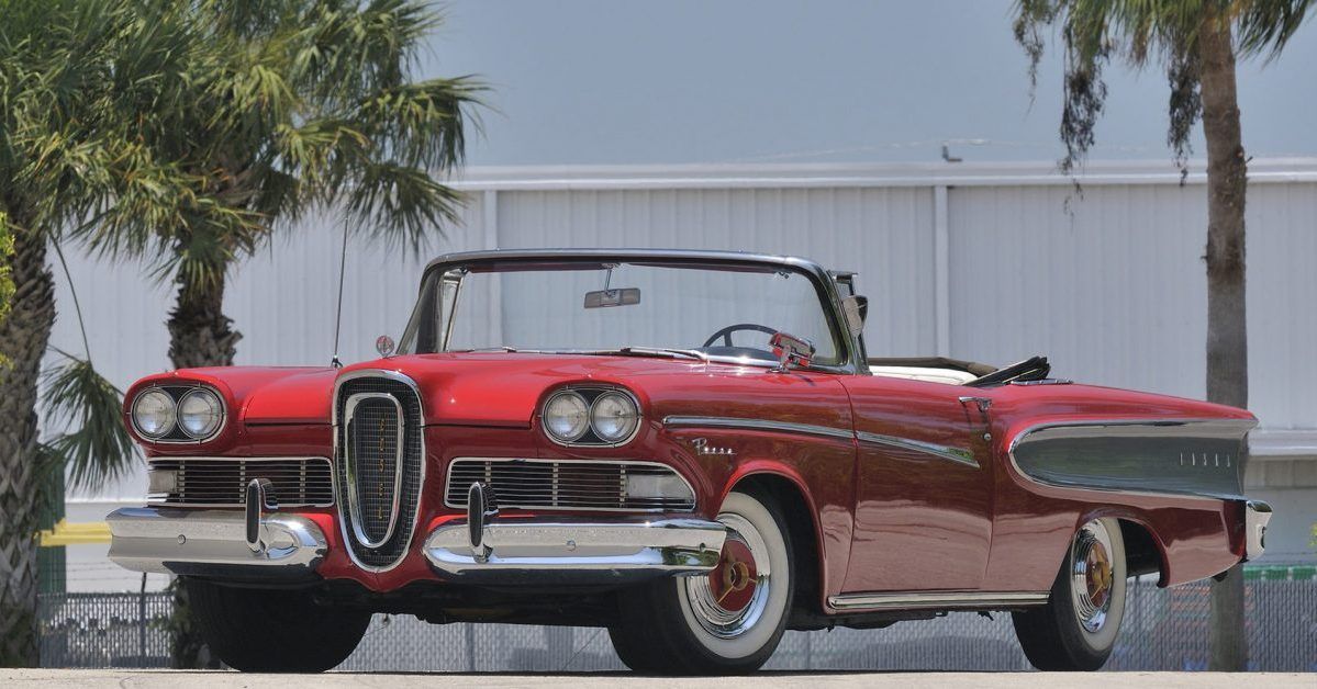 The front of the Edsel Convertible