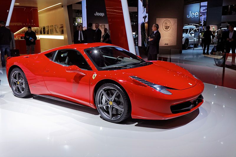 Ferrari 458 Italia On Display