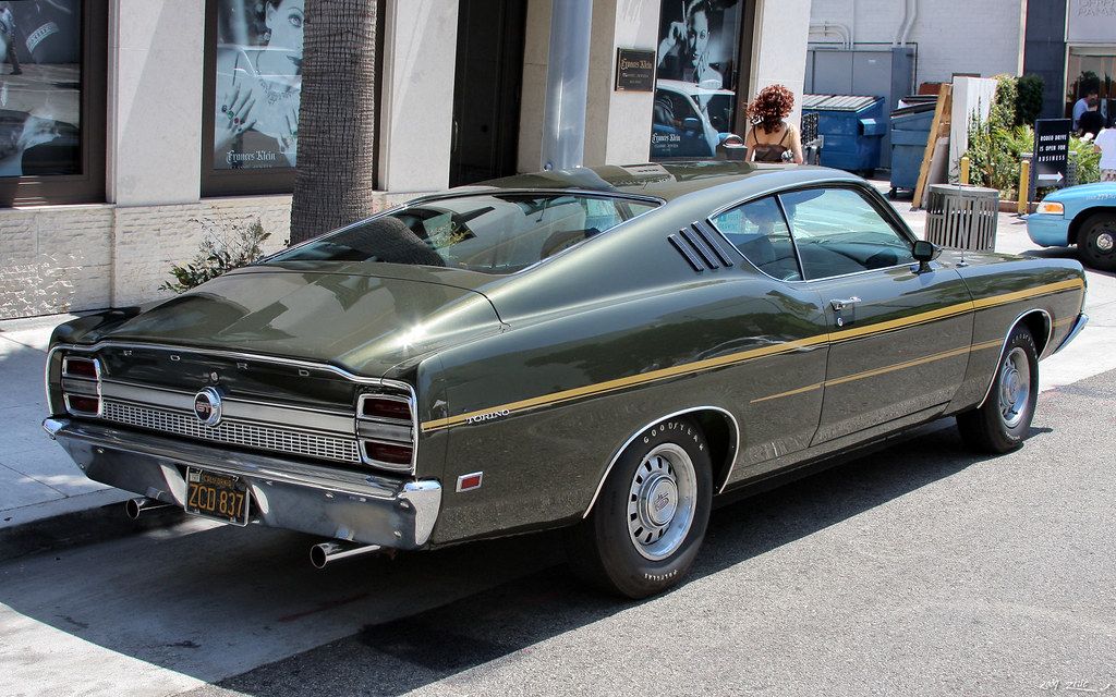 Ford Torino parked.