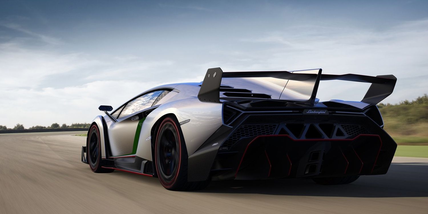 The rear of the Lamborghini Veneno