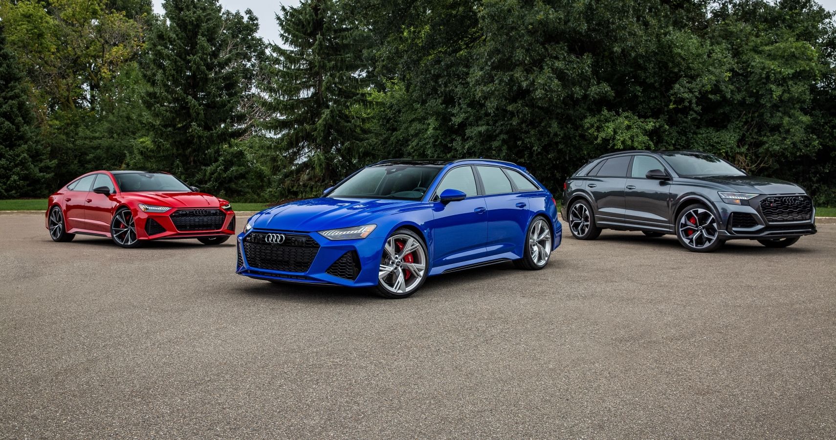 2021 Audi RS 7, RS 6 Avant and RS Q8
