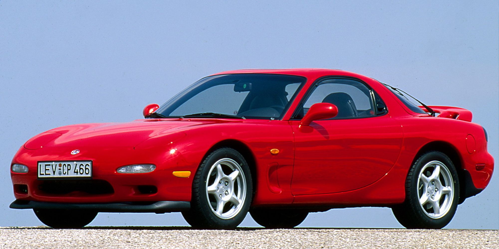 The FD Mazda RX-7 in red