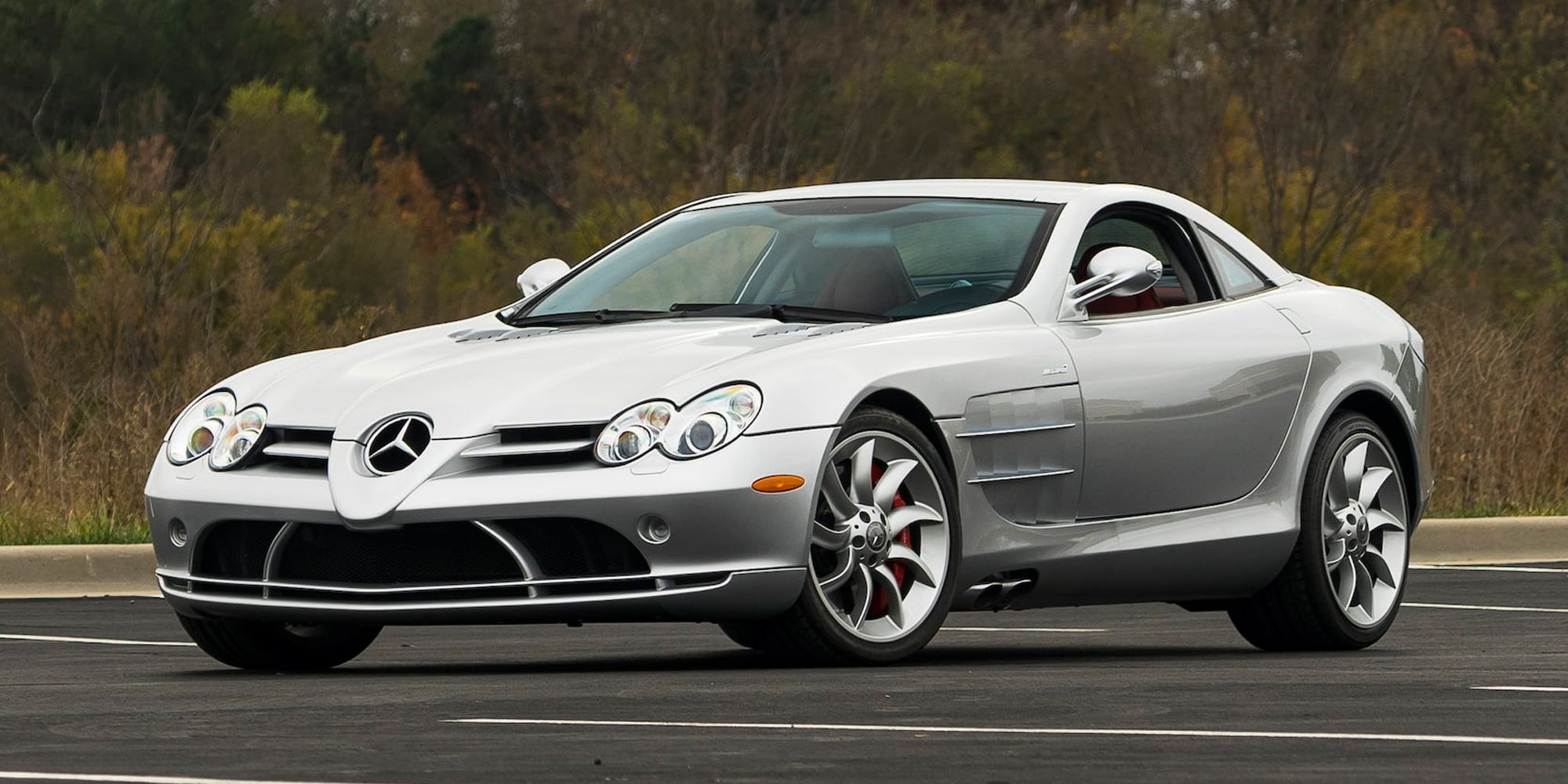 The front of the SLR McLaren