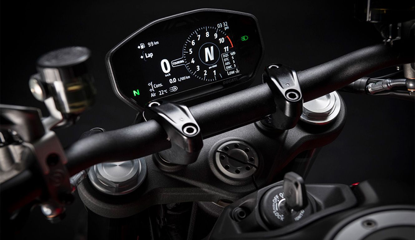 2021 Ducati Monster TFT Infotainment Screen