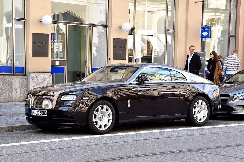 Rolls-Royce Wraith Parked On The Side Of A Road