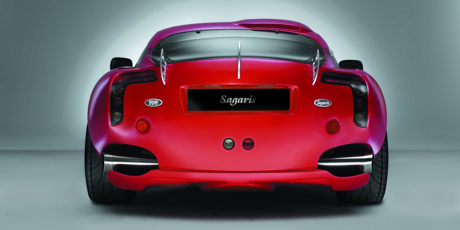 The rear of the TVR Sagaris